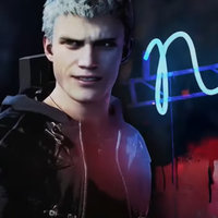 Nero Status / DMC Status depicting the devil may cry character nero smirking.