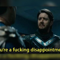 You're A Fucking Disappointment You're A Fucking Disappointment meme format and template depicting soldier boy (Jensen Ackles) and homelander from the Amazon Prime tv series.