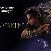Forspoken square enix video game trailer and memes.