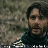 You Want To Know What I Do When I'm Sad Or Scared? You Want To Know What I Do When I'm Sad Or Scared / Fucking Nothing Cause I'm Not A Fucking Pussy meme format depicting Soldier Boy, Jensen Ackles, from the boys tv show.