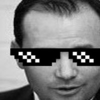 Based Mike Lee meme example depicting the politician photoshopped with the deal with it sunglasses.