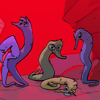 The Worm House / Owl House Worm On A String Fan Art