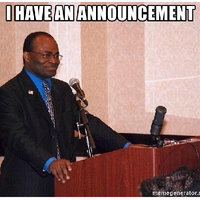 Podium Guy / Black Guy At Podium