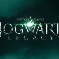 Hogwarts Legacy game title banner.