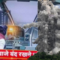 Noida Twin Tower Demolition news coverage in india.