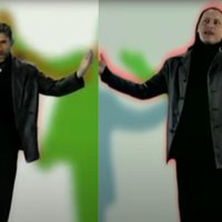 Neverita meme depicting two music videos side by side. 