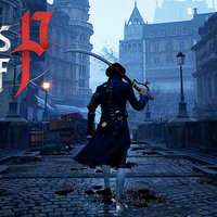 Lies of p video game title and screenshot.