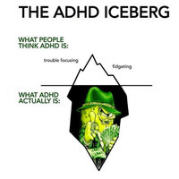The ADHD Iceberg ADHD Iceberg meme examples.