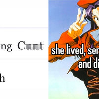 Serving Cunt Serving Cunt Slang term meme example.