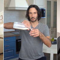 Unreal Keanu Reeves tiktok account.