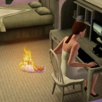 Not Now Sweetie Mommys Cyberbullying meme / Sims Baby on Fire meme.