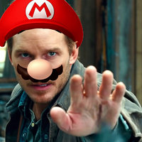 chris pratt mario voice meme.