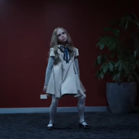 An image of M3gan dancing.