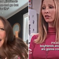 The original quote and the quote being used as a caption by someone else. 