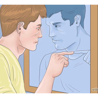 Guy Pointing At Himself In The Mirror meme.