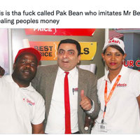 "Pak Bean" Zimbabwe vs. Pakistan Controversy Pak Bean character meme and controversy.