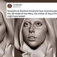 Lady Gaga Scientists 3d model mary.