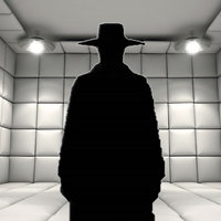 The Hatman creepy character.