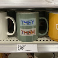 She Her They Them Cool Hat mugs meme.