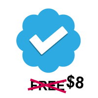 Twitter $8 Blue Checkmark Twitter 8 dollar Blue Checkmark change.