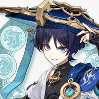 Scaramouche Genshin Impact character.