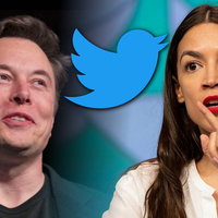 AOC Elon Musk Twitter meme.