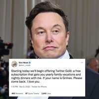 Twitter Blue Verified Impersonations / Parody Accounts elon musk fake tweet from a parody account