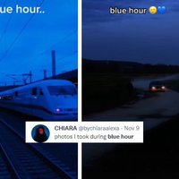 Blue Hour tiktok examples.