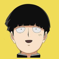 Nibellion twitter profile picture, depicting anime character Shigeo Kageyama, aka mob.