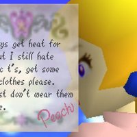 Princess Peach letter meme.
