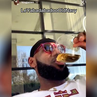 LeBron Rapping / LeDontKnowTheLyrics / "Yabadabadoo Old Navy" LeDontKnowTheLyrics LeBron Meme.