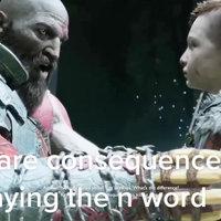 There Are Consequences To Saying The N-word Kratos Meme.
