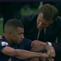 Macron and Mbappe