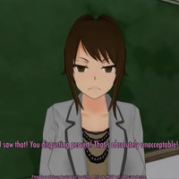 I Saw That! You Disgusting Pervert. That's Absolutely Unacceptable! A screencap of the line