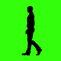 Greenscreen Silhouette Hood Irony Black Silhouette Walking Irony TikTok Hood Irony.