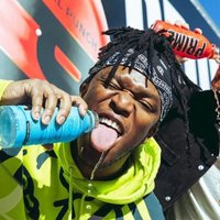 Logan Paul and KSI drinking Prime energy drinks.