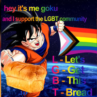 Hey It's Me Goku / Goku Cancer Edits Hey It's Me Goku meme example depicting a Goku Cancer Edit.