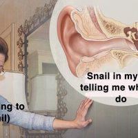 Snail in My Ear Telling Me