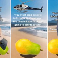 Mango Dropping From Helicopter TikTok CapCut Template