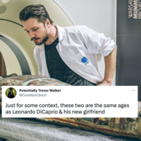 leonardo dicaprio and his girlfriend meme