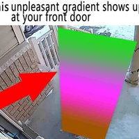 This Unpleasant Gradient Shows Up At Your Front Door This Unpleasant Gradient Shows Up At Your Front Door meme example.