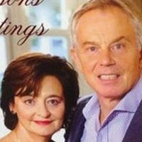 Tony Blair's Christmas card
