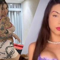 Two images of MC Pipokinha / mc pipokinha meme.