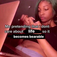 Me Pretending That I Don't Care About X So Y