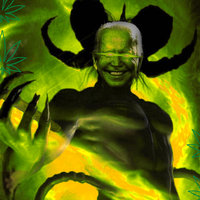 I'm Smoking On Bhutanese Shadow Garden Grown Dark Evil Pack meme.