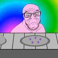 SoyTube Kids video example showing a soyjak eating bugs.