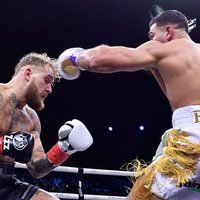 Jake Paul vs. Tommy Fury Fight tommy fury punching jake paul