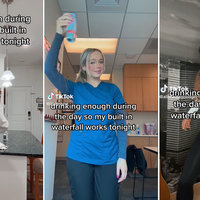 Built In Waterfall tiktok trend and slang example videos.