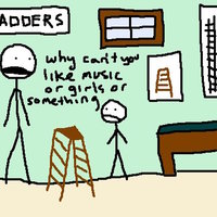 Why Can't You Like Music or Girls or Something meme.