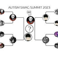Autism Swag Summit 2023 tournament bracket meme.